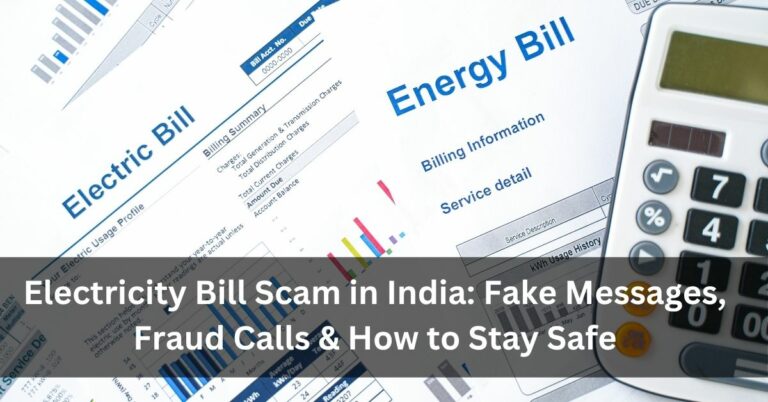 Electricity Bill Scam in India: Fake Messages, Fraud Calls & How to Stay Safe